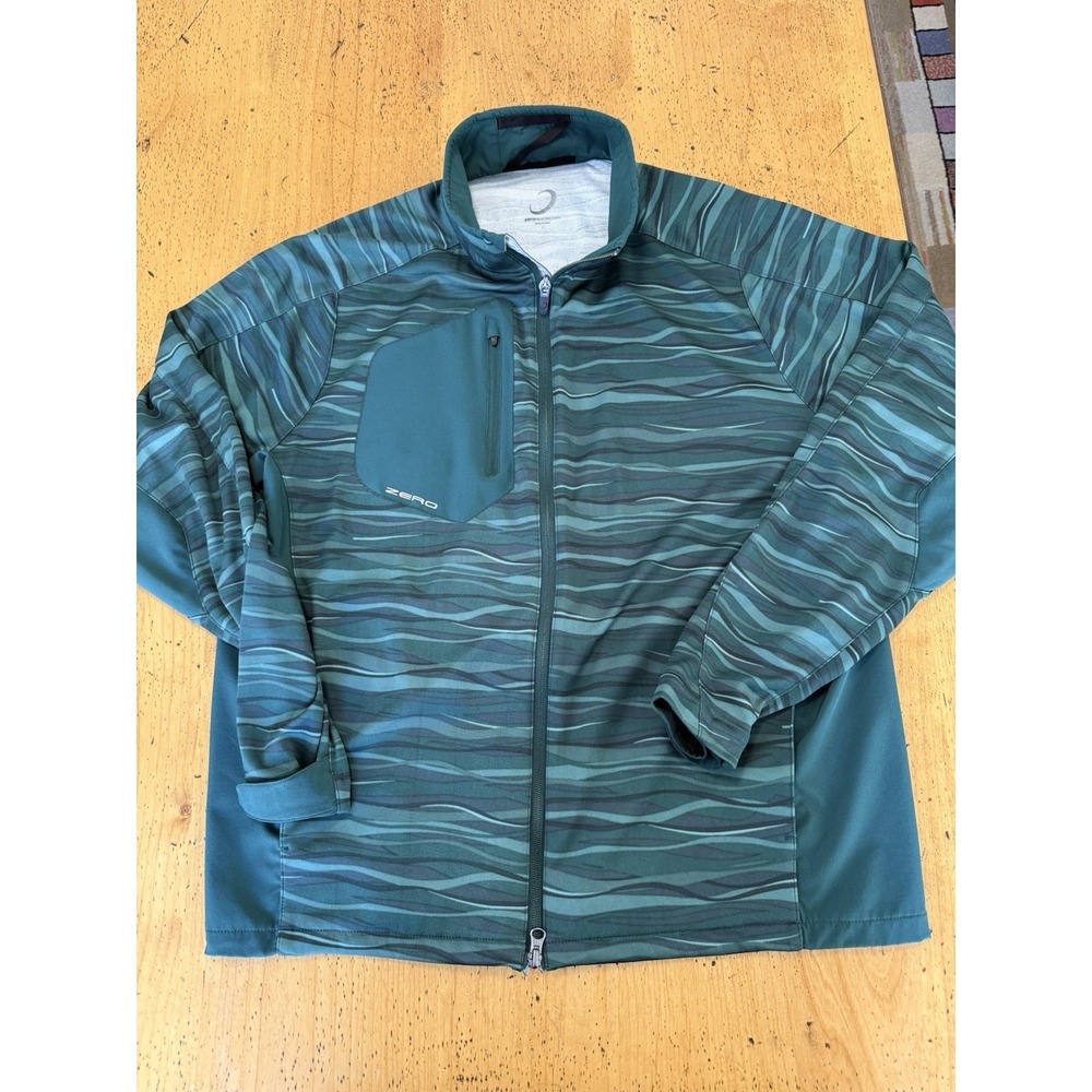 MEN'S ZERO RESTRICTION WAVE HYBRID JACKET Size‎ Large  Green HEATHER